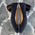 Aquatalia  Italian Black Suede Low Heels Photo 3