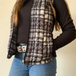 Laura Scott Black And White Checkered Vest Photo 0