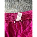 Victoria's Secret  Pink Metallic Stripes Tie Front Pull On Shorts Size XL NWOT Photo 6