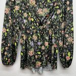 ASOS  Puff Sleeve Babydoll Boho Floral Cottagecore Gardencore Womens Top Size 4 Photo 7