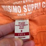 Mossimo Supply Co. Orange cuffed Jean Shorts Casual Style size 9. Photo 6
