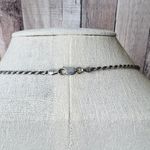 Sterling Silver 925 Dyed Howlite Turquoise Cross 18" Necklace Photo 4