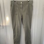 Chico's Chico’s Secret Stretch Casual Utility Slim Ankle Pants Green Pockets 1.5P (10P) Photo 2
