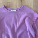 Fanco Boutique Pink/Purple Fringe Sweatshirt Pink Photo 1
