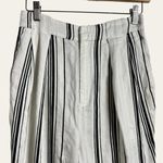 Ted Baker London Asherr White Striped Tapered Trouser Pants Size 4 Photo 5