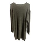Umgee  Sweater Dress Plus 1X Green Knit Long Sleeve Pullover Fall Winter Casual Photo 2