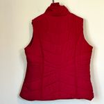 Avenue  Vibrant Red Women's Quilted Puffer Vest - Size: 18/20 Photo 4