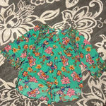 Anthropologie fig and flowers blouse. Excellent condition. Floral multicolored. Green Size 1X Photo 1