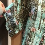 Alberto Makali  floral and animal print blouse Photo 3