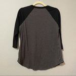 Chaser  Grey All The Good Things Raglan Baseball Tee Shirt Woman’s M 3/4 Sleeve Photo 3