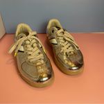 Verbenas Metallic Silver Leather Sneakers Trainers fashion comfort Sz 38, US 7.5 Photo 3