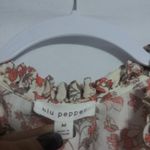 Blu Pepper Neutral Boho Long Sleeve Dress Floral Size M Photo 6