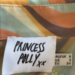 Princess Polly Retro 70s Print Button Down Collared Long Sleeve Blouse Women’s 2 Photo 1