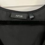 Apt. 9  Black and Silver Gold Sequin Sleeveless Tank Top Sz L Photo 3