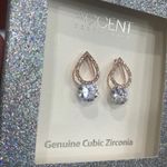 Accent Accessories Accent - Sparkly Tear Drop Earrings - NIB Photo 2