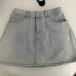 Divided  Light Blue Denim Mini Skirt Photo 2