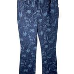NYDJ Slim Bootcut Jeans Size 10 Bishop Floral Multi Laser Lift Tuck Technology Photo 1