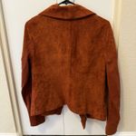 Suede Jacket Brown Size M Photo 2