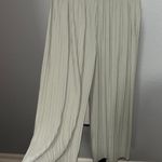 Light Green Capri Pleated Palazzo Boutique Pants Size Small Photo 3