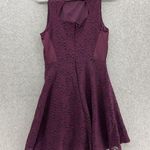 The Limited  Women's Fit & Flare Dress Lace Overlay 6 Pleated Sleeveless Cutout Photo 1