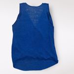margaret o'leary Margaret O’Leary Linen Blend Crossover Tank Womens Size Medium Navy Photo 5