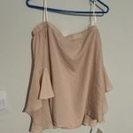 Chelsea28 NWT  Off shoulder Top pink hero size M Photo 3