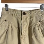 One Teaspoon  Streetwalkers High Waist 80s Stone Tan Denim Jean Shorts 25 Photo 5