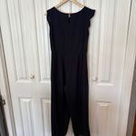 Talbots Navy Crop Jumpsuit Size 6P Photo 1