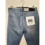 NWT Neuw Slim Slouch Faded Blue Boyfriend Jeans Women’s‎ Size 4 90s Y2K Distress Photo 3