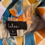 Lulu's Multicolor Strapless Romper Orange Photo 1