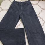 Monki  wide leg high rise Black denim jeans, size 26 Photo 14