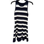 ALC Frank A.L.C. Stripe Dress Huntington Women’s XS Navy White Stretch Chic Minimalist Photo 3