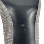 Mango  Rhinestone Embellished Pointed Toe Satin Heel Pump Gray Size 39/ 8.5 Photo 8