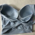 Nike ALATE Sports Bra Tank Built in Padding Light Sky Blue Size S Photo 3