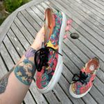 Vans Unisex  - Peacock Pattern men 7 women 8.5 whimsy, funky sneaker‎ colorful Photo 7