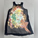 Anthropologie Moulinette Soeurs Varese Silk Sleeveless Dress Italy Print Size 10 Photo 5