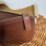 UGG  Australia Leather Shoulder Bag Sherpa Lined Purse Cognac‎ Brown Buckle Photo 4
