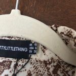 Pretty Little Thing Animal Print Blouse Photo 4