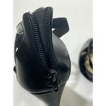 Nine West  Womens Faux Leather Strappy Stiletto Heels Back Zip Black Size 8.5 Photo 10