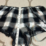 Victoria's Secret Victoria’s Secret Dream collection black white metallic plaid sleep shorts Photo 7
