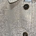 Peck & Peck Vintage Gold Shimmering Dress Coat Medium Photo 3