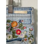 Anthropologie Pilcro Slim Boyfriend Embroidered Denim Shorts Photo 7