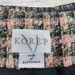 Koret Old Money Editorial Romantic Blazer Jacket size 10 Pink Black Lace Trim Photo 3