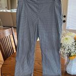 Talbots  Cropped Dress Pants Cotton Navy Blue Womens 10 Photo 0