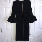 Issue New York black bell/puff sleeve dress B22 Size L Photo 2