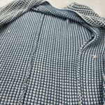 Pink republic  Knitted Cardigan Sweater‎ Womens Sz S Blue White Open Front Chunky Photo 7