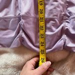Zella Size XSmall XS Long Sleeve Top Hand Covers Pullover Running Lilac Workout Photo 2