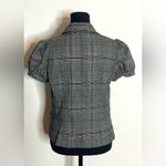 Apt. 9 - Black and White Plaid Women's Blazer with buttons on the sleeves Size 12 Photo 3