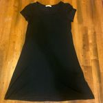 Olivia Rae  Dress XS Black Mini T-Shirt dress Short sleeve Photo 0