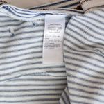 J.Crew Denim Railroad Striped Midi Pencil Skirt Size 30 Fair Trade Certified Blue Photo 3